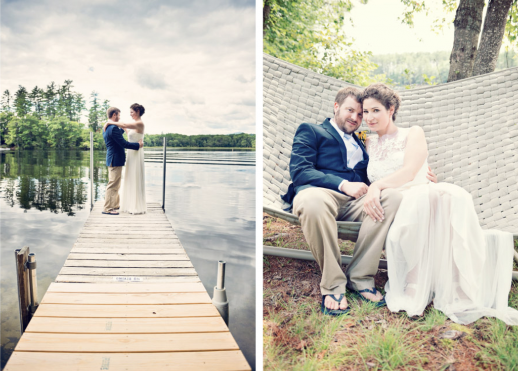 Read more about the article Jersey and John • Kezar Lakeside Camp Wedding • Lovell, Maine • 8/23/14