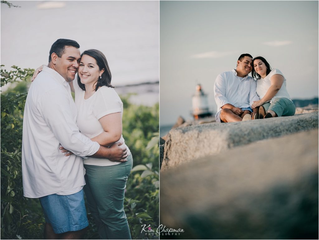Read more about the article Katie and Billy • Engagement Shoot • Spring Point Lighthouse • SoPo, Maine