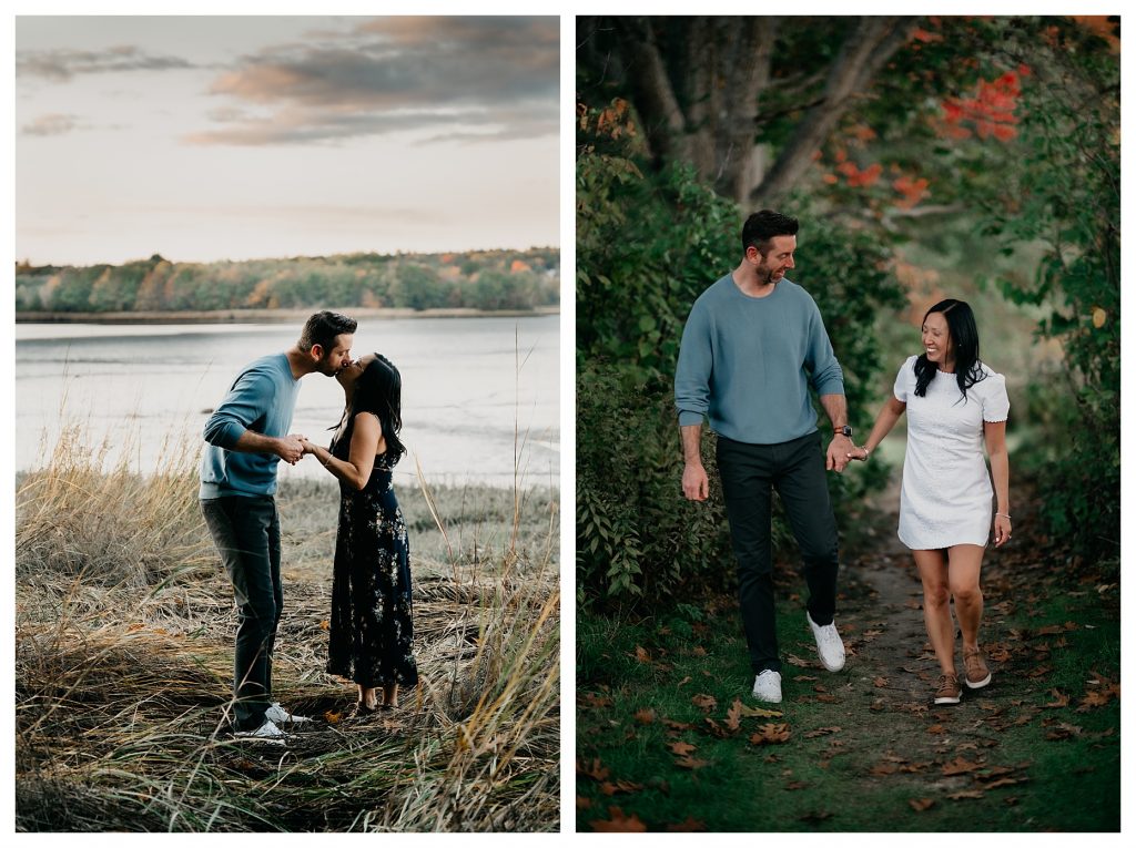 Read more about the article Mae + Jeff • Engagement Shoot • Audubon, Falmouth, Maine